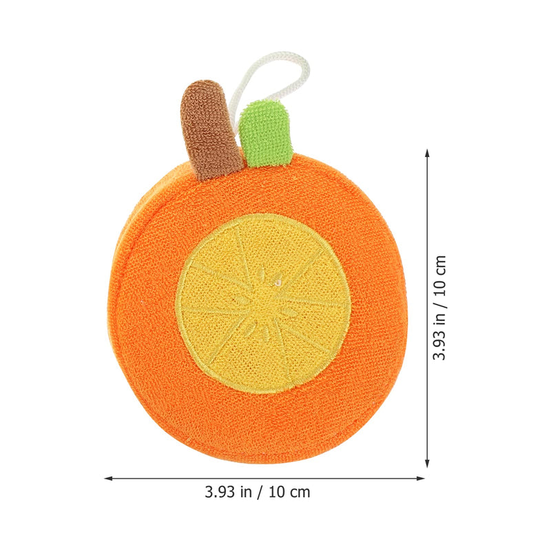 [Australia] - Lurrose 6pcs Kids Bath Sponge Cute Fruit Shape Body Loofah Shower Scrubber Exfoliating Washer Bath Ball Pouf Towel for Baby Toddler 