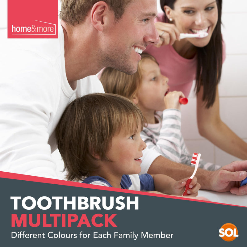 [Australia] - 8pk Toothbrushes Multipack | Family Toothbrush Pack | Soft Toothbrush Manual Toothbrush Multipack | Tooth Brush | Disposable Toothbrush Medium Tooth Brushes | Bulk Toothbrushes Adults | Teeth Brushes 