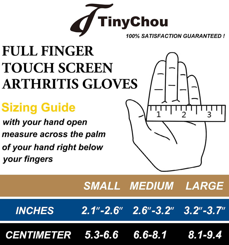 [Australia] - 2 Pairs Full Finger Arthritis Gloves,Compression Gloves for Women Men, Hand Gloves Support and Warmth for Hands, Finger Joint, Relieve Pain from Rheumatoid, Osteoarthritis, RSI (Medium (2 Pairs)) Medium (2 Pair) 