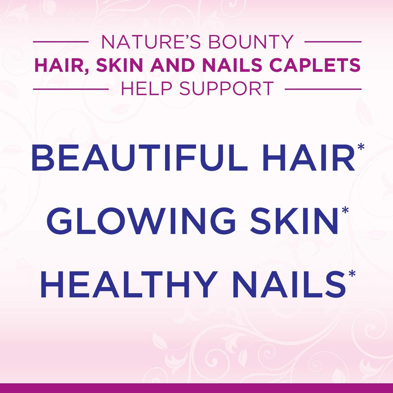 [Australia] - Nature's Bounty Optimal Solutions Hair, Skin & Nails Formula, 60 Coated Caplets 