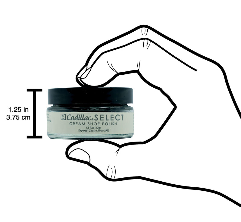 [Australia] - Cadillac Select Premium Cream Shoe Polish - Multiple Colors Available Black 