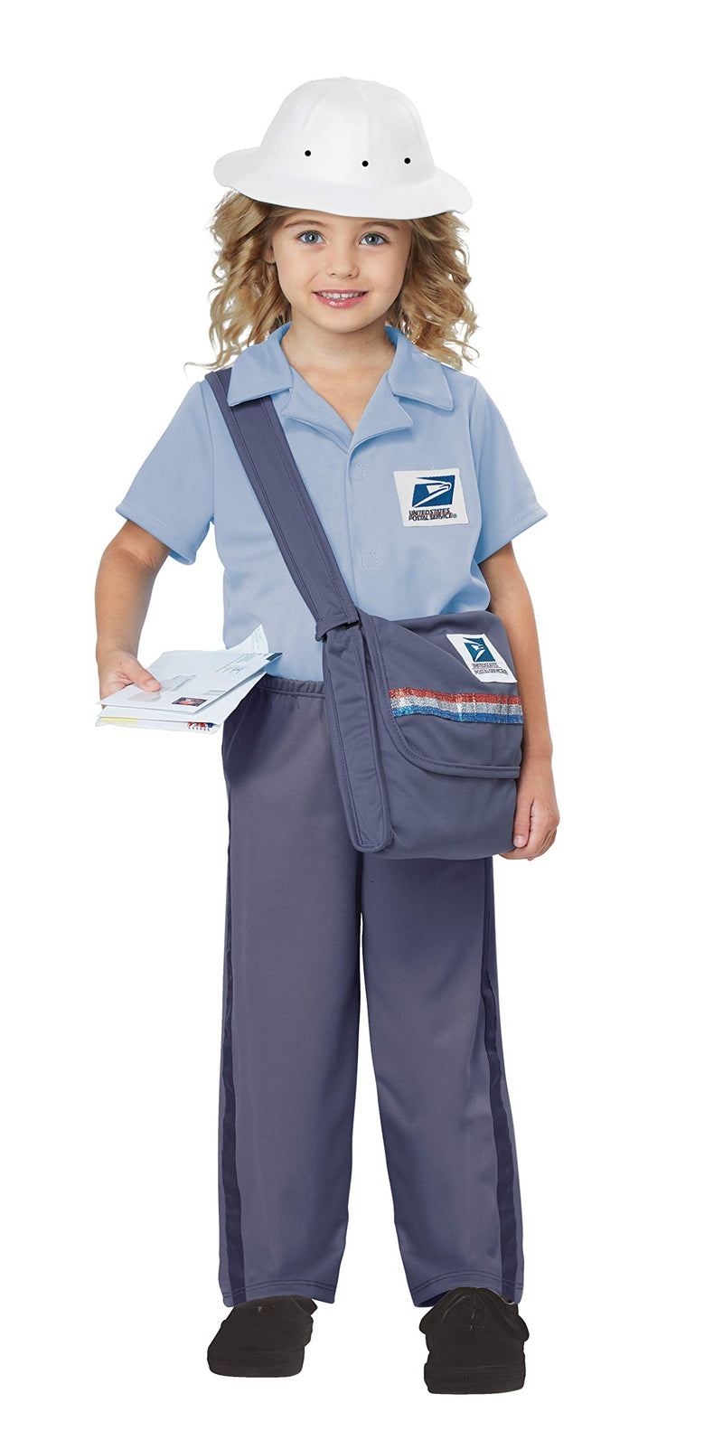 [Australia] - California Costumes Us Mail Carrier Toddler Costume Blue Medium 