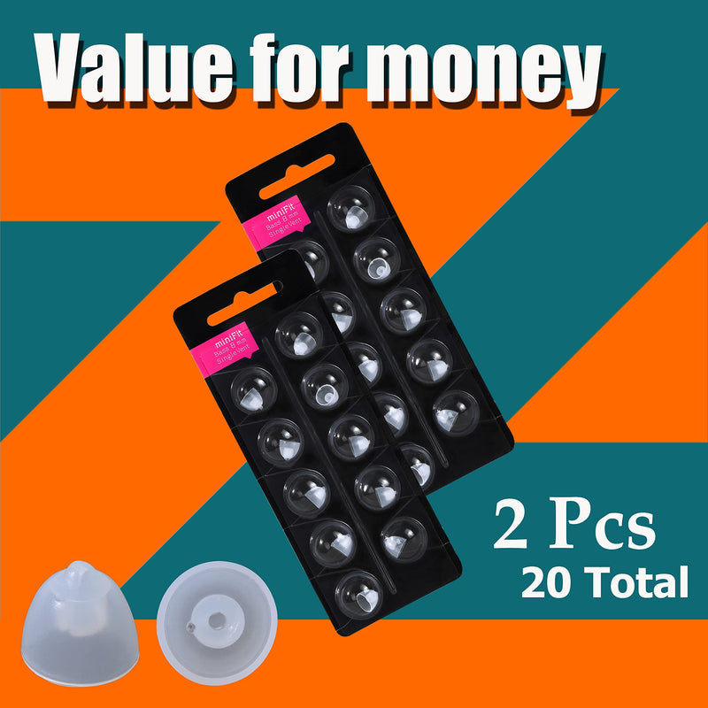 [Australia] - Hearing Aid Domes for Oticon Replacements,Oticon Minifit Single Vent Bass Domes (8 mm/2 Pack）,Universal Domes for Oticon Hearing Aid Supplies 