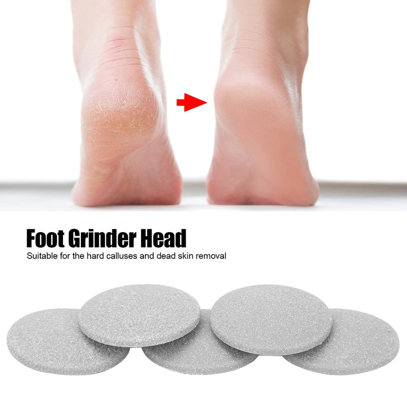 [Australia] - Electric Foot Grinder Head, Electric Foot File Head Simple And Elegant Sophisticated Design for Beauty Salon for Family(grey) Grey 