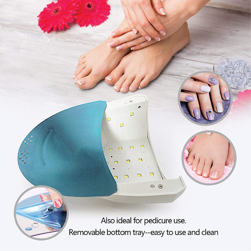 [Australia] - UV LED Nail Lamp, SUNUV Gel Nail Light for Nail Polish 48W UV Dryer with 3 Timers SUNone 