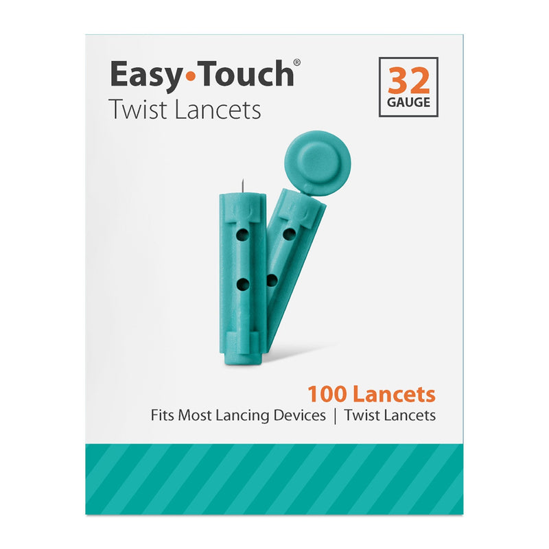 [Australia] - EasyTouch Twist Lancets - 32 G, (100 per Box) 