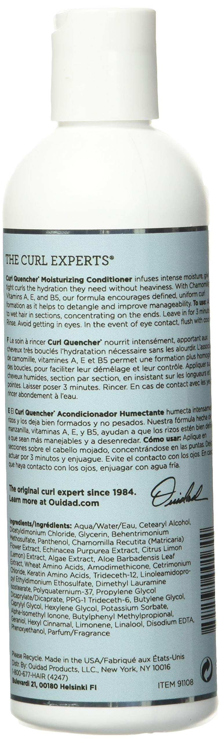 [Australia] - Ouidad Curl Quencher Moisturizing Conditioner, 8.5 Fl oz 