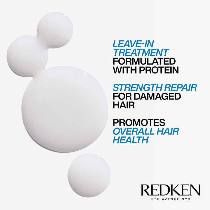[Australia] - Redken Extreme Anti-Snap Anti-Breakage Leave-In Treatment | for Distressed Hair | Fortifies & Helps Reduce Breakage | Infused with Proteins | Updated Packaging | 8.5 Fl. Oz. 