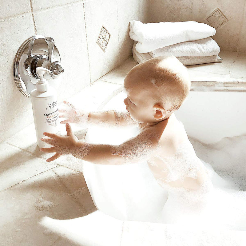 [Australia] - Babo Botanicals Sensitive Baby Fragrance-Free 2-in-1 Shampoo & Wash - with Natural Oat Protein, Shea & Cocoa Butter - EWG Verified & Hypoallergenic - 16 fl. oz. 16 Fl Oz (Pack of 1) 