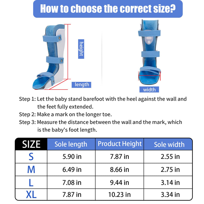 [Australia] - Kids AFO Drop Foot Brace for Child Toddler Ankle Foot Orthosis Pediatric Afo Night Splint Walking with Shoes or Sleeping Othopedic Drop Foot Support for Children (Small-Left) Small-Left 