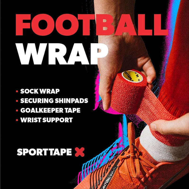 [Australia] - SPORTTAPE Cohesive Bandages | Self Adherent Vet Wrap & Pet Bandage - 7.5CM x 4.5M - Beige | Football Sock Wrap & Shin Guard Tape for Wrist & Ankle Sprains, Swelling & Compression - Single Roll 7.5x450 cm (Pack of 1) 
