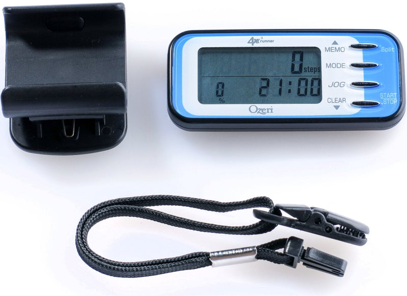 [Australia] - Ozeri 4x3runner Pocket 3D Pedometer and Activity Tracker with Dual Walking & Running Mode Technology 