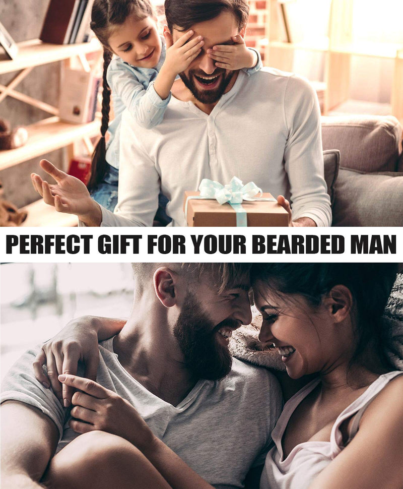 [Australia] - Isner Mile 2 Pack Beard Oil for Men with Castor Oil Serum Conditioner Light Magic Scent, 100% Pure Natural Premium Beard Growth Oil to Cure Beard Itch, Soften, Moisturizing & Strengthen Mustache 1 
