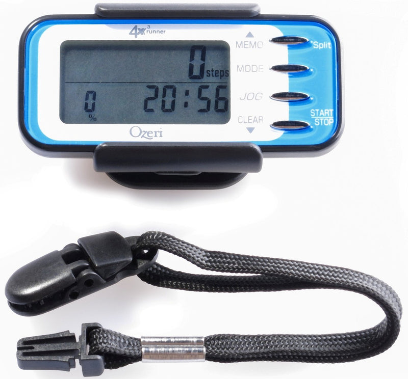 [Australia] - Ozeri 4x3runner Pocket 3D Pedometer and Activity Tracker with Dual Walking & Running Mode Technology 