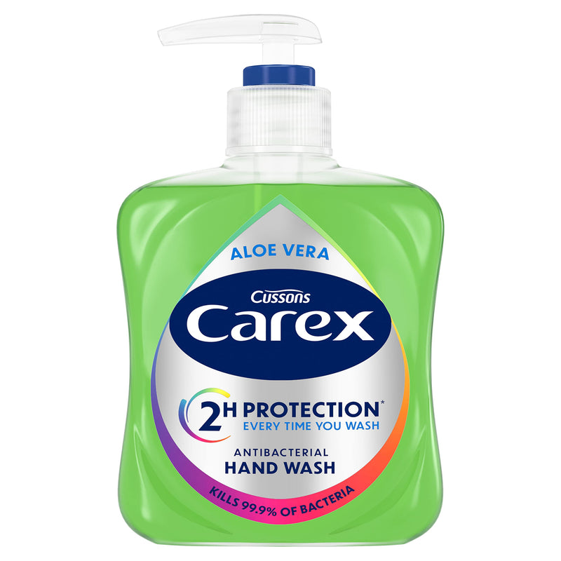 [Australia] - Carex Dermacare Aloe Vera Antibacterial Hand Wash Pack of 6, Cleansing Hand Soap that's gentle and Protects Hands, Antibacterial Soap with Added Moisturisers, Aloe Vera Soap, 250 ml (Pack of 6) 