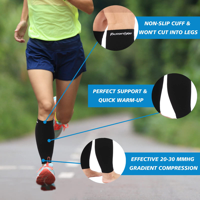 [Australia] - XXXL Wide Plus Size Calf Compression Sleeves for Women & Men, 3XL Wide Calf Leg Compression Sleeve or Shin Splints Leg Pain Relief Support, Swelling, Travel XXX-Large 