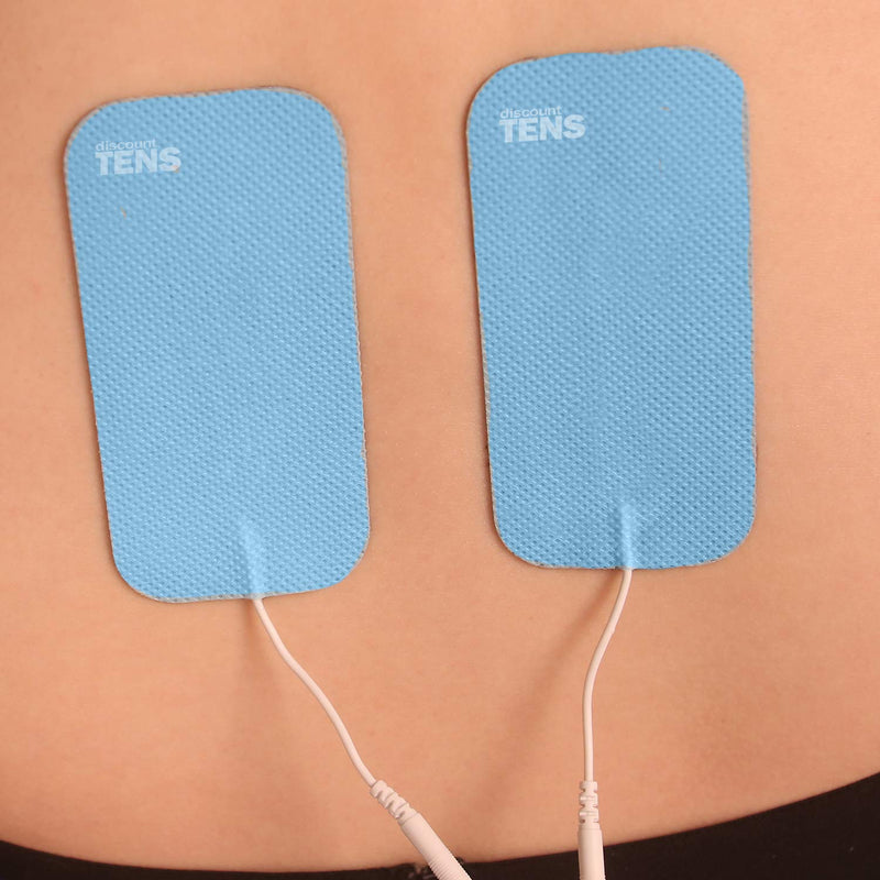 [Australia] - TENS Wired Electrodes Compatible with HealthMateForever, 8-2 inch x 4 inch Premium HealthMate Compatible Replacement Pads for TENS Units, Discount TENS Brand (2 inch x 4 inch 8 Pack) 