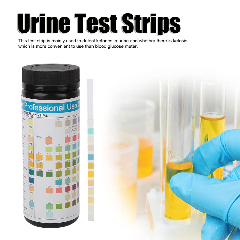 [Australia] - Urine Test Strips,ANGGREK 100PCS Urine Test Strips Urinalysis Reagent Strips Urine Ketone Test Ketogenic Test Strip for Home Use Men Women 