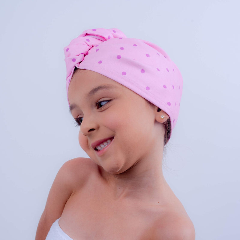 [Australia] - AqkuaTwist Pink Hair Towel & Turban. Ultra Absorbent Hair Towel Anti Freeze Capabilities Light Weight Made on Sport N Care Micro Fiber Tech Compact in Fashionable Design Easy to Use. Made in USA 