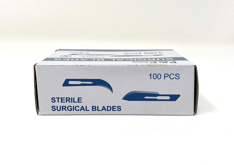 [Australia] - Disposable Surgical Scalpel Blades Sterile High Grade Carbon Steel 2.1% 10xx Individually Foil Wrapped by P&P MEDICAL SURGICAL Size 10 Box of 100 