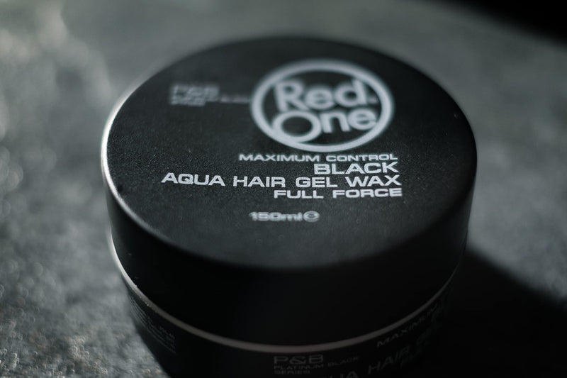 [Australia] - RedOne Hair Styling Aqua Wax Black 150 ml | Gel Wax | Lime Scent | Extra Hold | Men & Women Hair Wax | Long Lasting | Shiny Look | Maximum Control 