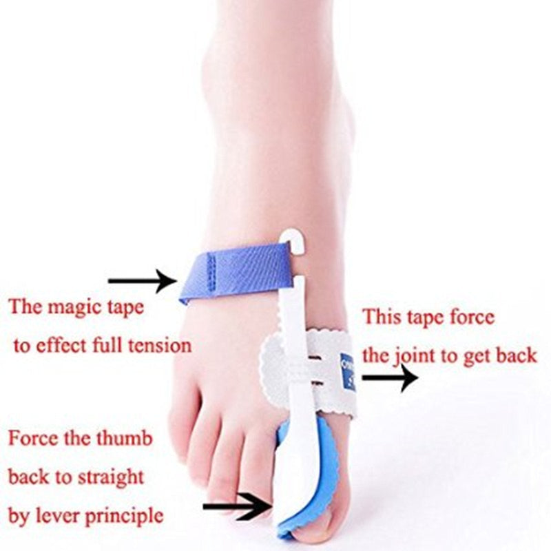 [Australia] - Careforyou® Night Time Splint Big Toe Straightener Bunion Hallux Valgus Corrector Regulator Stretcher Support Separators Foot Care Pain Relief 