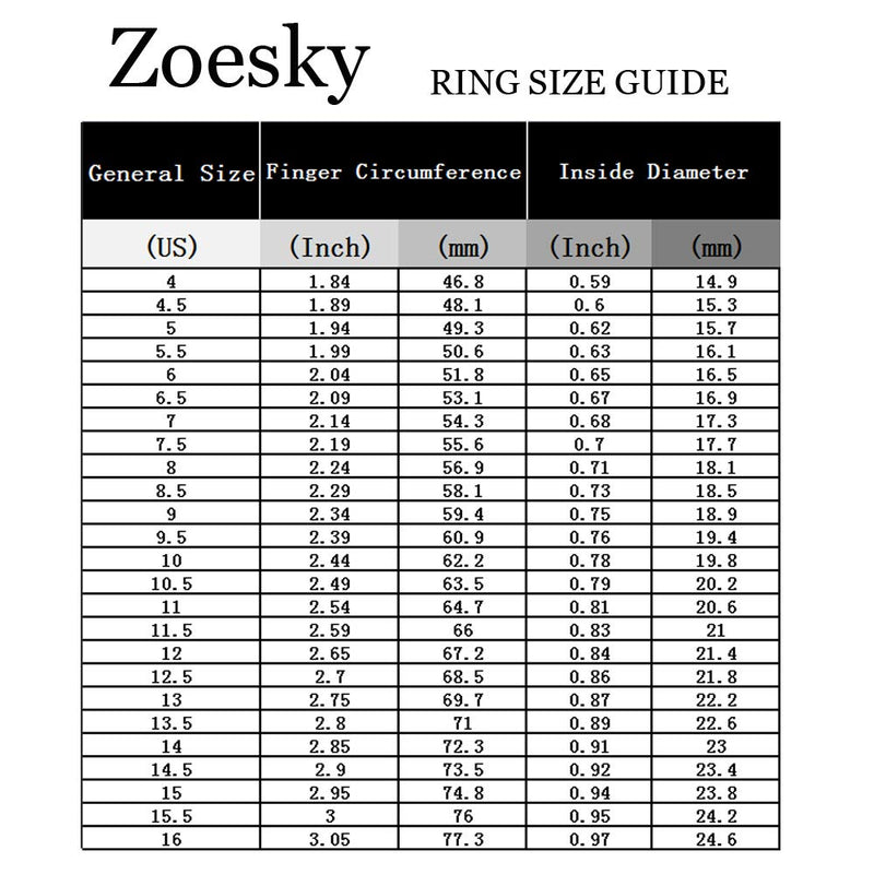 [Australia] - Zoesky 8mm Tungsten Ring Men's Wedding Band Matte Finish Bevel Edges Brushed Comfort Fit Silver 6 