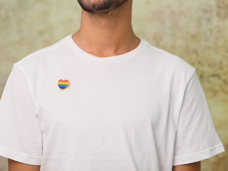 [Australia] - Fundraising For A Cause | Silicone Pride Heart Flag Rainbow Pins - Cheap Pride Pins - LGBTQ+ Pins for Women & Men 5 
