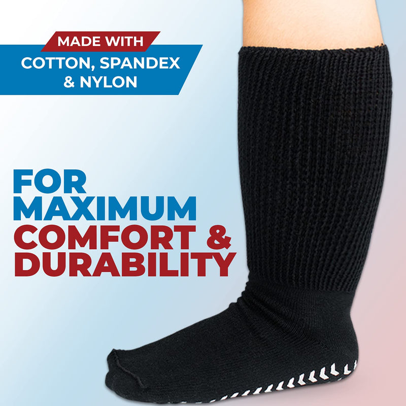 [Australia] - Extra Wide Socks for Swollen Feet, Extra Wide Bariatric Socks, Non Slip Cast Sock, Diabetic Edema Socks, Hospital Socks, Swollen Feet Socks Women, Extra Wide Mens Socks, Edema Socks, Lymphedema Socks 