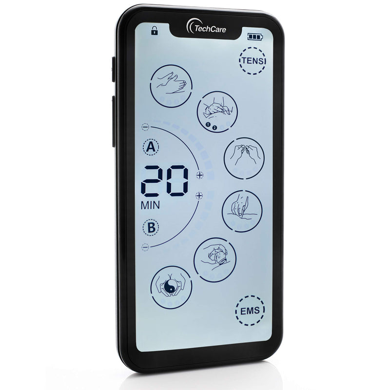 [Australia] - Tens Unit Muscle Stimulator 24 Massage Mode Tens EMS Machine Device Touchscreen Massager Intensity Deep Tissue Shoulder Pain Relief Sciatica Tendonitis Plantar Fasciitis 