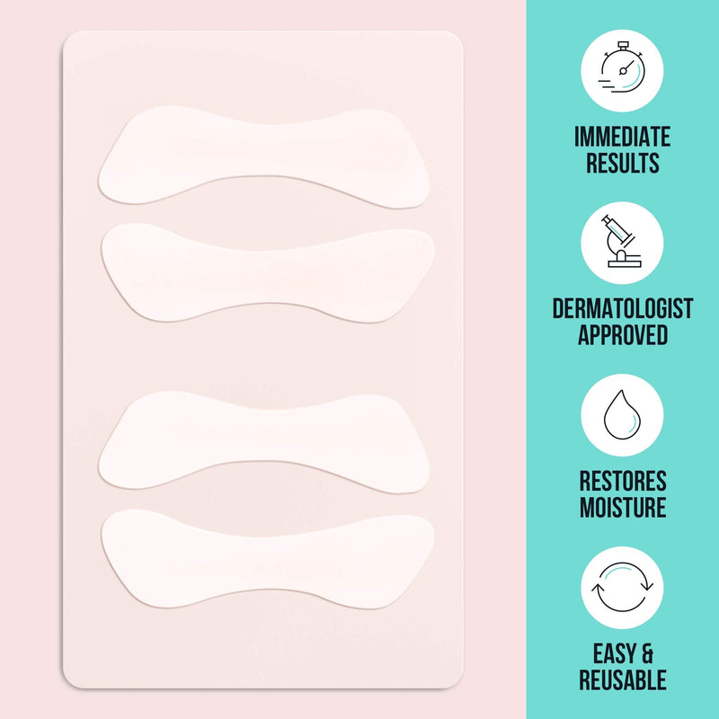 [Australia] - SiO Beauty Super Liplift | Smile & Lip Anti-Wrinkle Patches 4 Week Supply | Overnight Smoothing Silicone Patches For Lip & Smile Wrinkles And Fine Lines 4 Patch Pack 