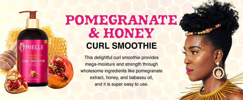 [Australia] - Mielle Organics Pomegranate & Honey Curl Smoothie for Type 4 Hair, 12 Ounces 