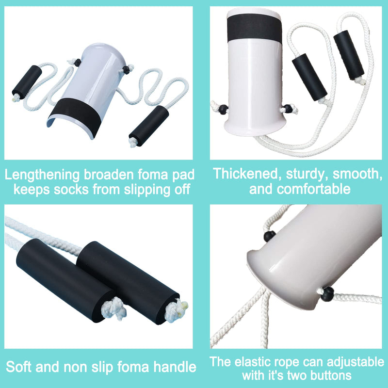 [Australia] - Sock Aids for Putting Socks On and Off, Sock Helper Puller Aid and Shoe Horn Set, Easy Pull Sock Aid for Elderly, Pregnant and Disabled 