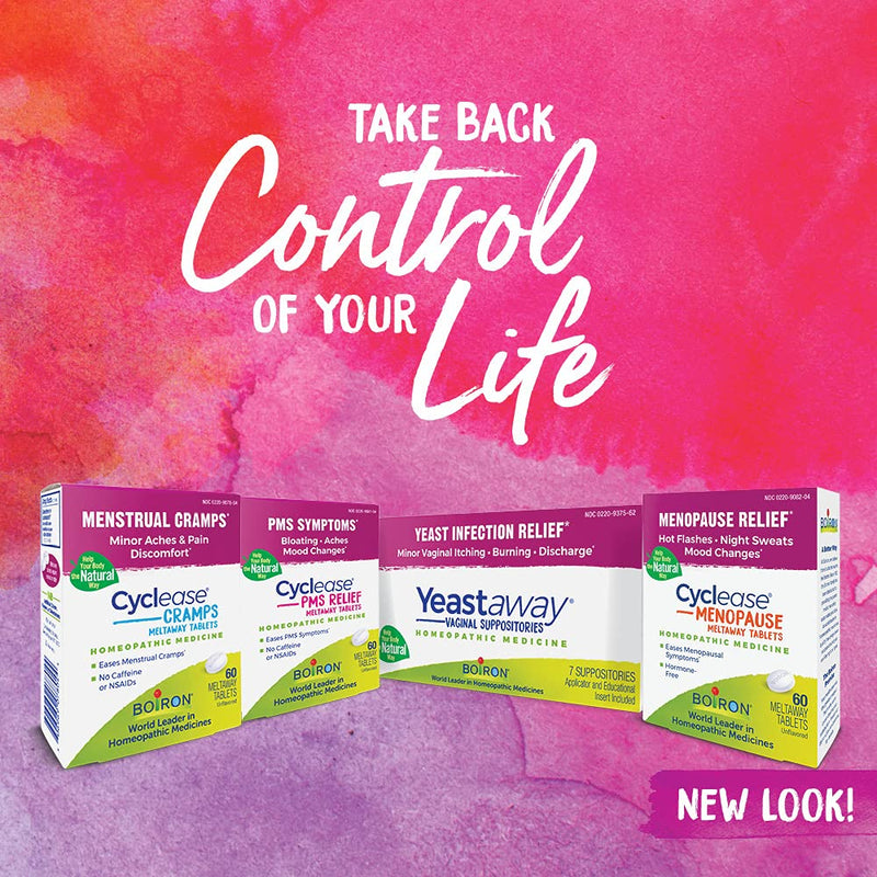 [Australia] - Boiron Yeastaway Suppositories for Relief from Yeast Infection Symptoms of Itching, Burning, and Discharge - 7 Count Style YeastAway 