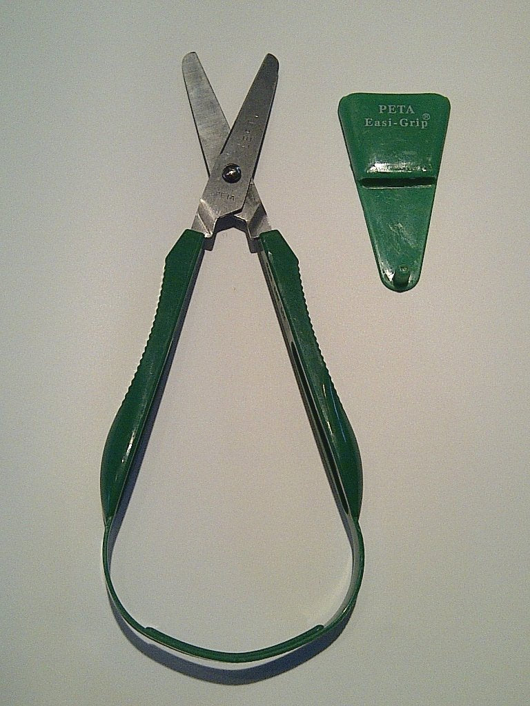 [Australia] - Peta Easi-Grip Left Hand Scissor (45mm rounded blade) Great for children, kids, elderly, disabled scissors for learning to cut. Self Opening, Easy Grip, Non-Fatigue. 