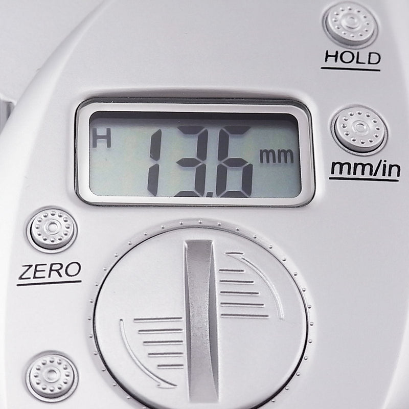 [Australia] - Portable Skin Fat Caliper Tester mm inch LCD Screen Athletic Women/Men Body Tools Monitoring Kit 