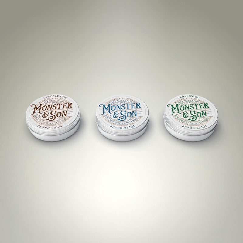 [Australia] - Organic Beard Balm Set x3 by Monster&Son 