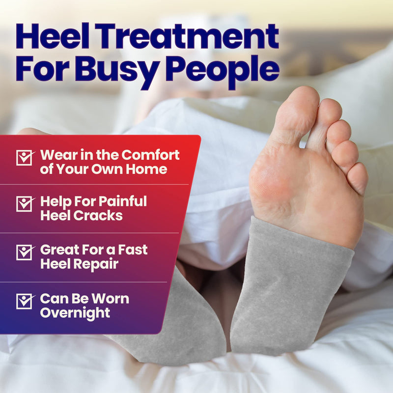 [Australia] - Moisturizing Socks for Cracked Heels - Fast Cracked Heel Repair. Dry Rough Heel Treatment - Toeless Gel Heel Socks Infused with Aloe Moisturier Lotion Softening Spa Socks Fits Women Men Feet - Large Large (Pack of 3) Grey 