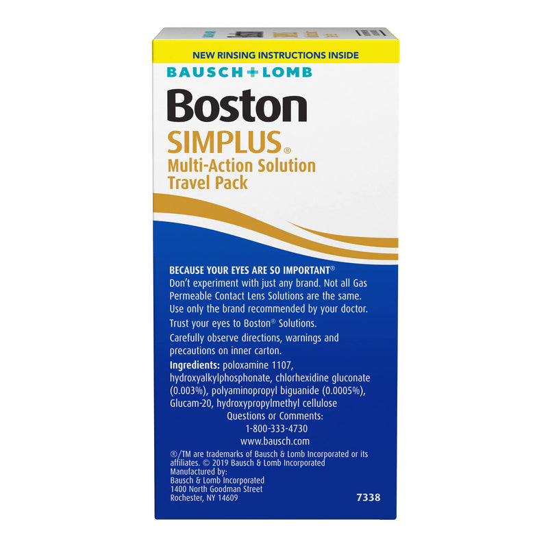 [Australia] - Contact Lens Solution by Boston Simplus, for Gas Permeable Contact Lenses, Contact Lens Case Included, 1 Fl Oz 1 Fl Oz (Pack of 1) 