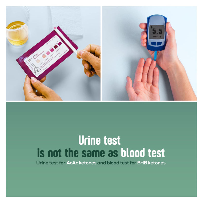 [Australia] - Ketonox Ketone Test Strips| 100 Keto Strips in Resealable Pouches | Keto Test Strips for Testing Ketones in Urine with Free Mobile App | Ketone Strips for Tracking Ketosis Level on Low Carb Keto Diet 