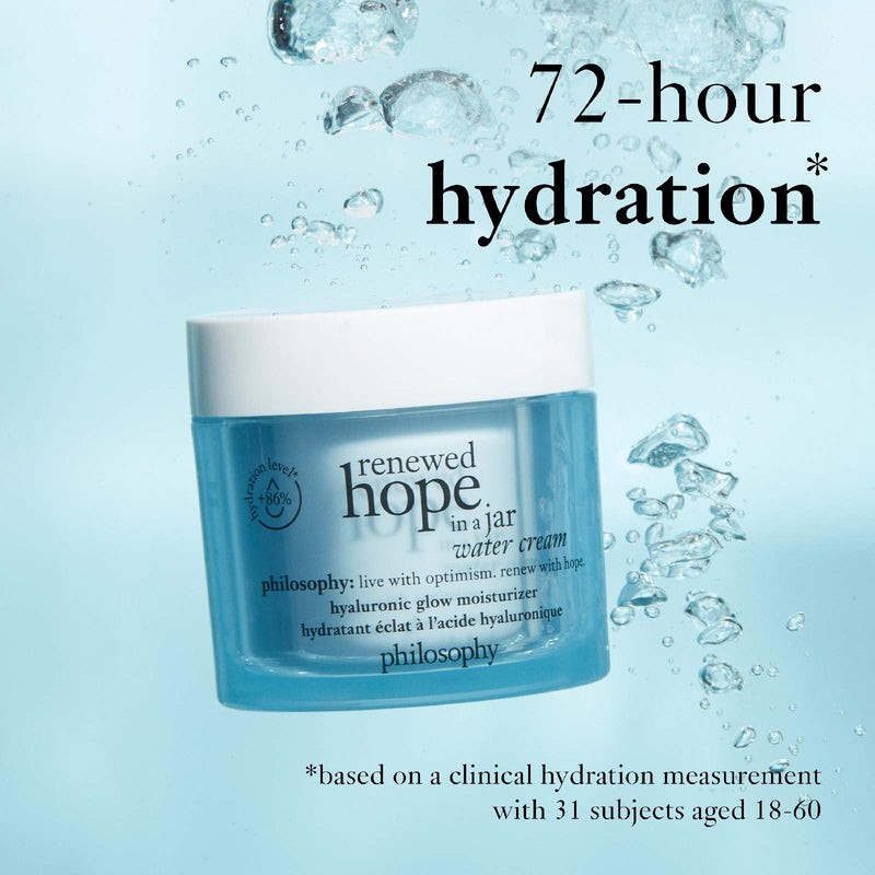 [Australia] - philosophy renewed hope in a jar water cream 60ml | moisturiser with hyaluronic acid 