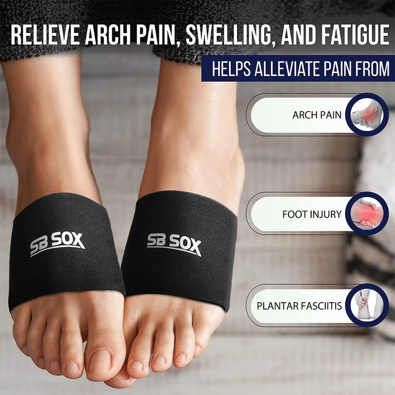 [Australia] - SB SOX Plantar Fasciitis Arch Support Sleeves for Women & Men (1 Pair) – Compression Sleeves for Plantar Fasciitis Relief and Arch Support for Everyday Use Nude Small 
