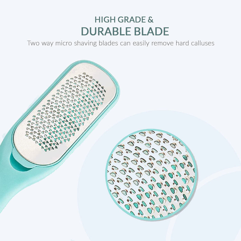 [Australia] - Callus Remover for Feet | Double-Sided Foot Scrub -Foot File -Dead Skin Remover -Foot Rasp for Exfoliation -Wet & Dry Feet Scrubber for Smoothing & Softening Feet -Pedicure Tool for Foot Care 