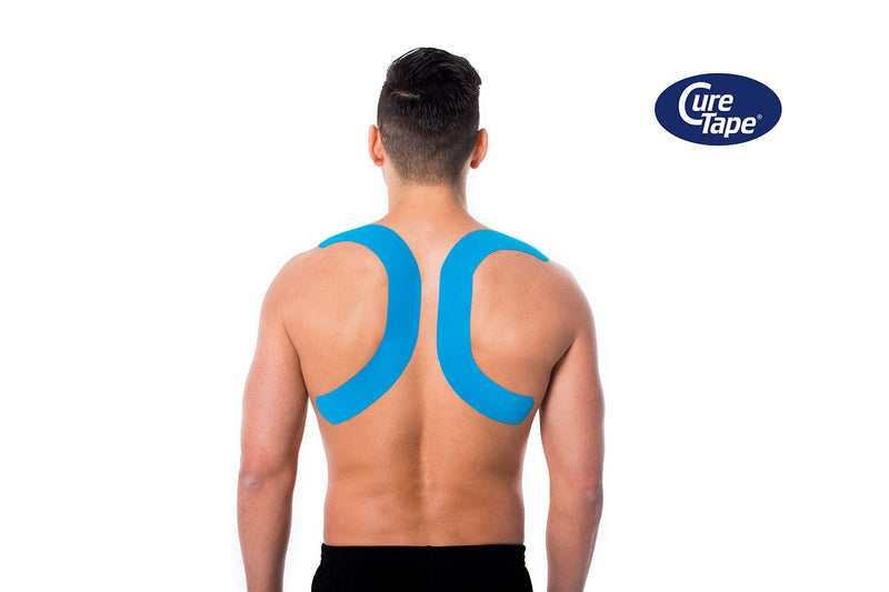 [Australia] - CureTape 3 Rolls (2”x8ft) Waterproof Kinesiology Tape | The Best Adhesion | Medical Kinesiology Tape for Extreme Sport Conditions | Increase Mobility & Performance | Reduce Joint Pain & Recover Faster Pink/Black/Blue 