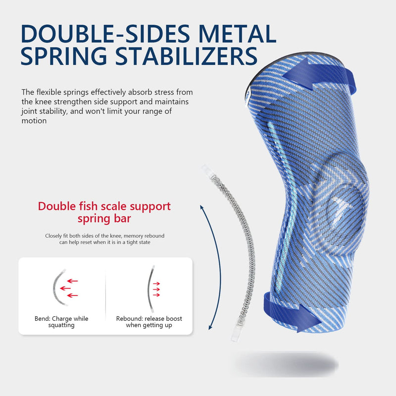 [Australia] - Tordo Sports knee brace with Patella Gel & side stabilizers , Best knee compression sleeve Support knee pain , knee brace meniscus tear，Arthritis，ACL，Joint Pain Relief，Injuries Recovery knee pads Medium 