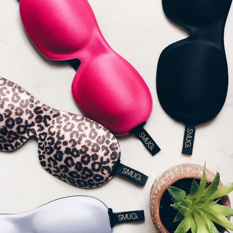 [Australia] - SMUG 100% Blackout Sleep & Eye Mask | Eyelash Extension Friendly | Eye Masks for Sleeping | Sleep Masks for Women & Men | Straps for Dream Comfort & Adjustability | Animal 