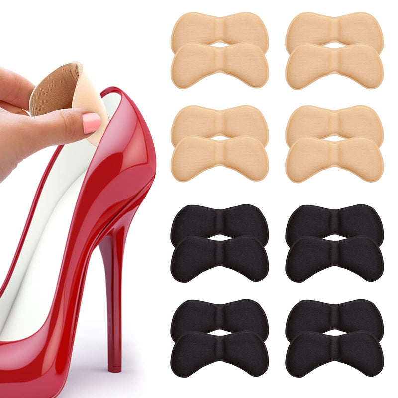 [Australia] - 16Pcs Heel Grips Shoes Too Big, Shoe Heel Insoles Prevent Rubbing Heel Shoes Heel Stickers Adjustments Shoes Length Shoe Heel Pad 8 Pairs 