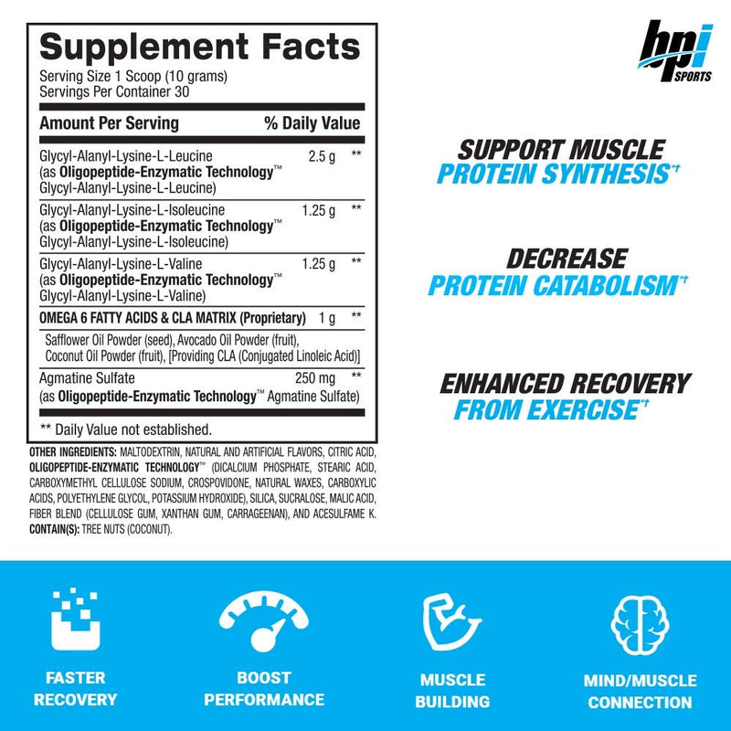 [Australia] - BPI Sports Best BCAA - Building Blocks of Protein and Muscle - Post-Workout Recovery - Weight Loss Support - Fruit Punch, 30 Servings, 300 grams 30 Servings (Pack of 1) 