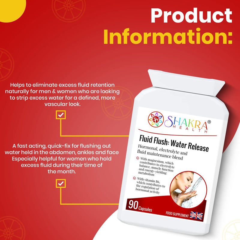 [Australia] - Fluid Flush: Water Release | Fluid Balance Support and Herbal Supplement - Spirituality, Science & Supplements by Shakra Health 
