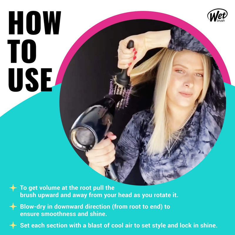 [Australia] - Wet Brush Fast Dry Round Brush - Circle By For Unisex - 1 Pc Hair Brush 